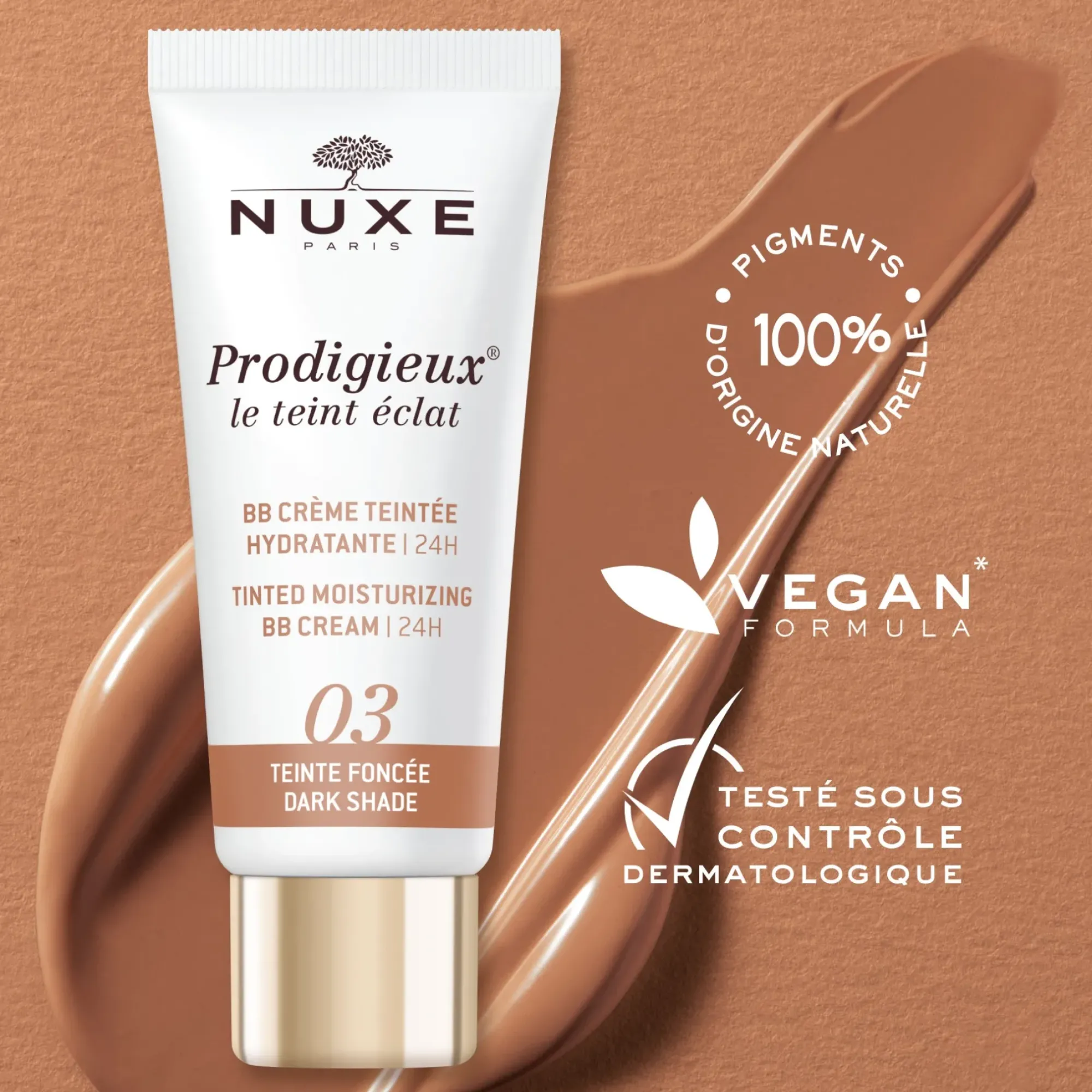 NUXE BB Crème Teintée Hydratante - Teinte Foncée Flash Sale
