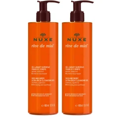 NUXE Duo Gels Lavants Surgras visage et corps, Rêve de miel Online