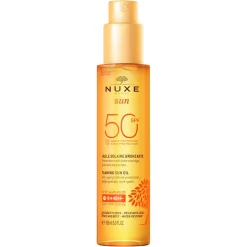 NUXE Huile Solaire Bronzante Haute Protection SPF50 visage et corps Discount